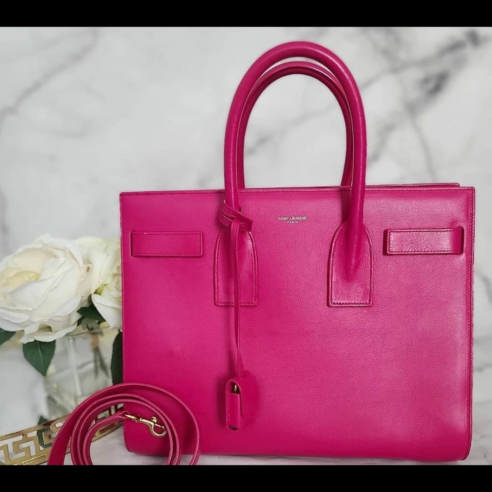 Saint Laurent Top Handle Bag baby sac de jour calfskin leather - Picture 11 of 16